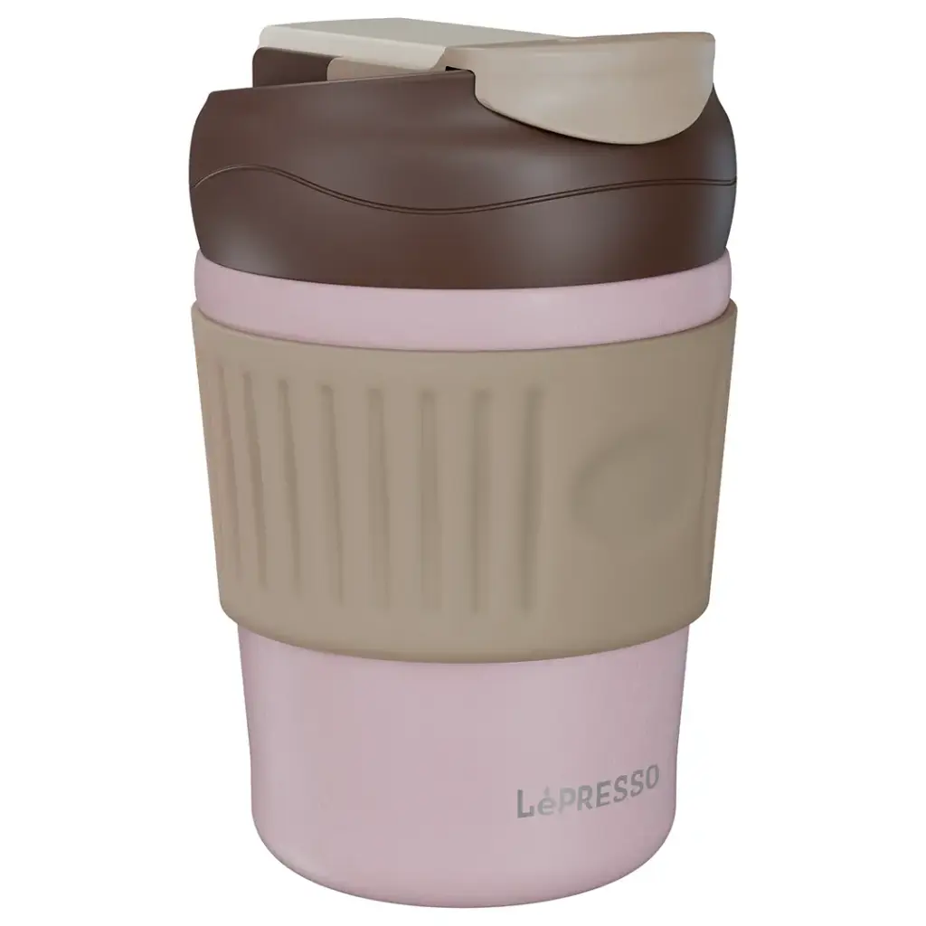 Lepresso Morningscape Tumbler Mug Dual Sip - Pink