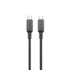Pawa 3A USB-C TO USB-C Quick Charging PVC Cable PW122 - Black