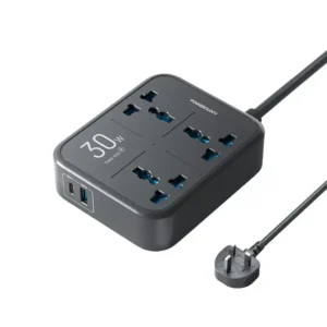 Powerology Power Strip 3250W 3AC - Black