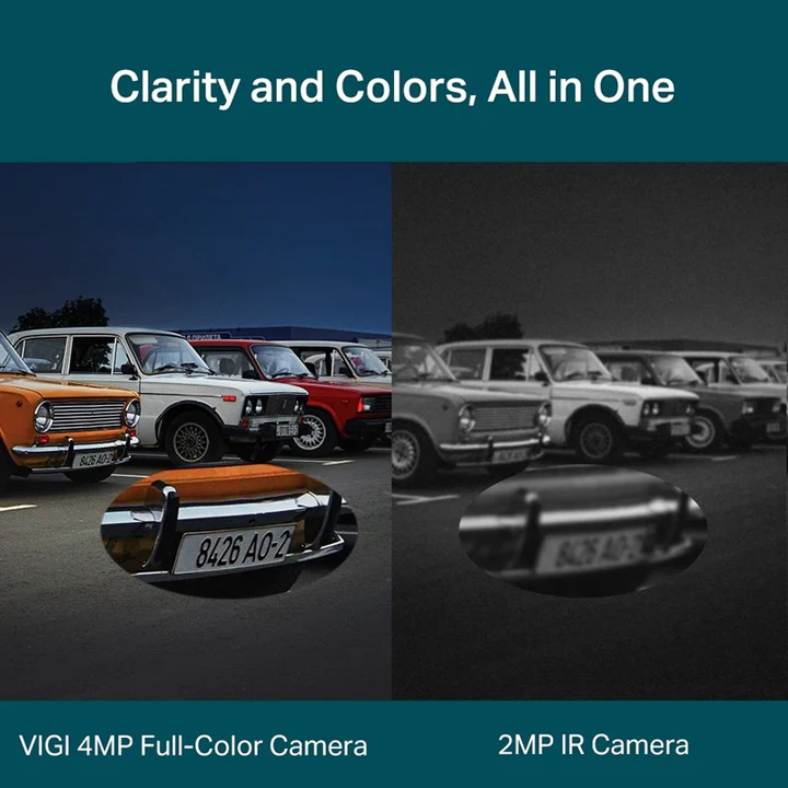 TP-Link VIGI 4 MP Outdoor Full-Color Dual-Lens Varifocal Pan Tilt Network Camera - Image 5