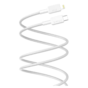Pawa El-Claro Series Premium Braided Cable 2M USB-C to Lightning 27W - White