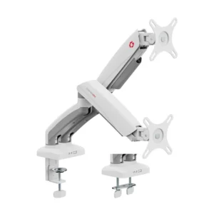 GAMEON GO-5450 Dual Monitor Arm For Gaming And Office Use - White
