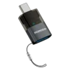Porodo MiniLink Transparent OTG Adapter USB-A to USB-C - Grey