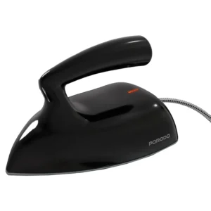 Porodo Lifestyle Ironix Portable Mini Iron Steamer with Bakelite Handle - Black
