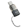 Porodo MiniLink Transparent OTG Adapter Lightning to USB-C - Grey
