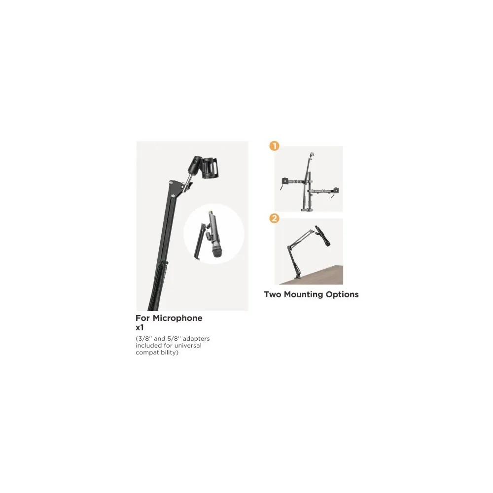 Lumi Dual-monitor All-in-one Studio Setup Desktop Stand - Fine Texture Black - Image 5
